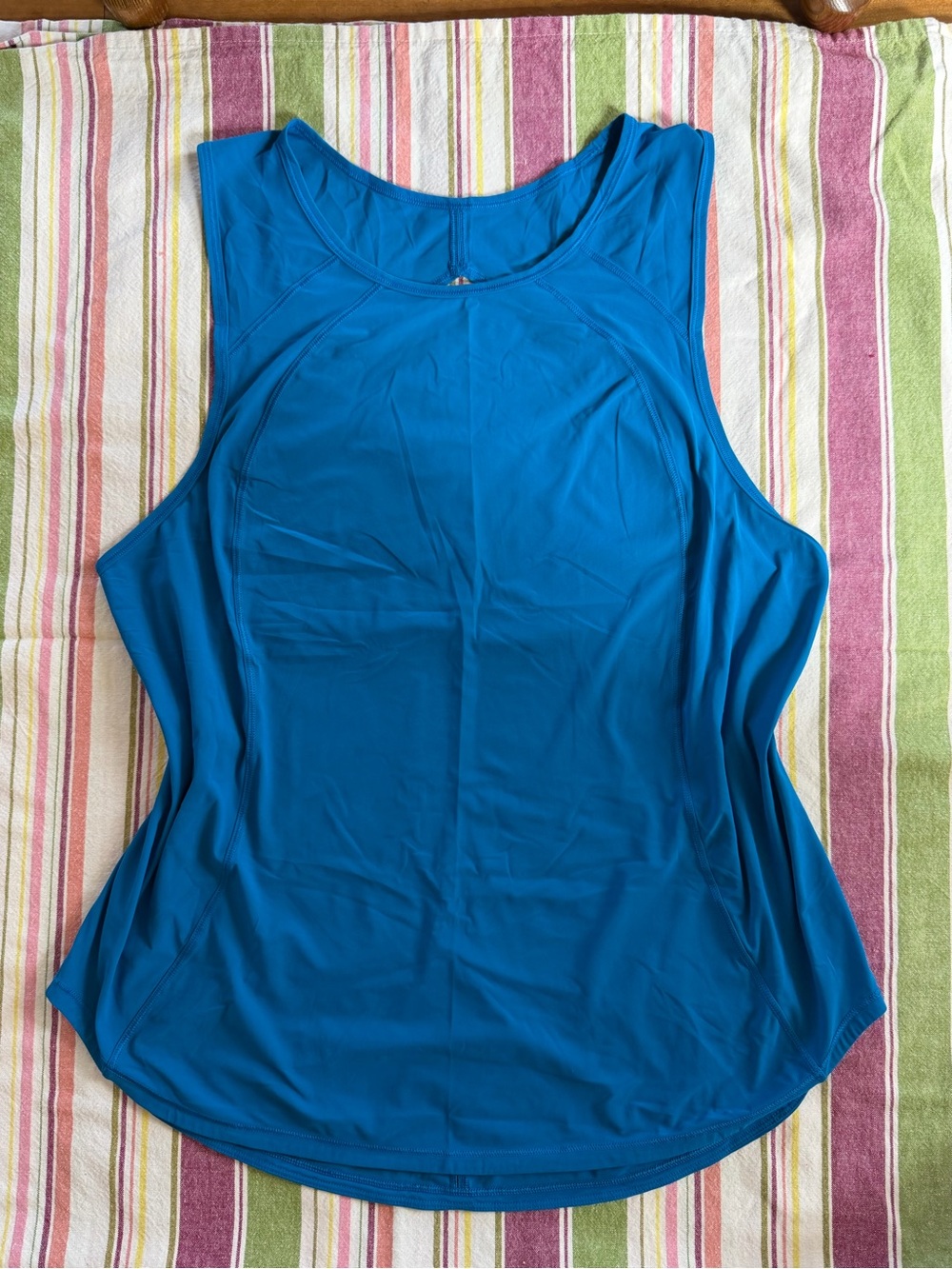 Lululemon Blue Women's Sleeveless Active Tank Top large